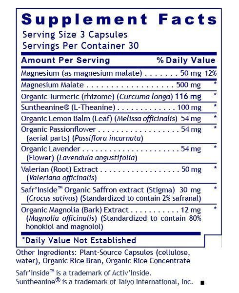 Tranquinol - 90 Capsules | Healthy Habits Living