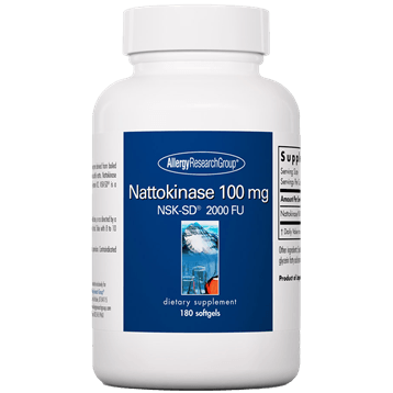 Nattokinase 100 mg NSK-SD® Default Category Allergy Research Group 180 Softgels 