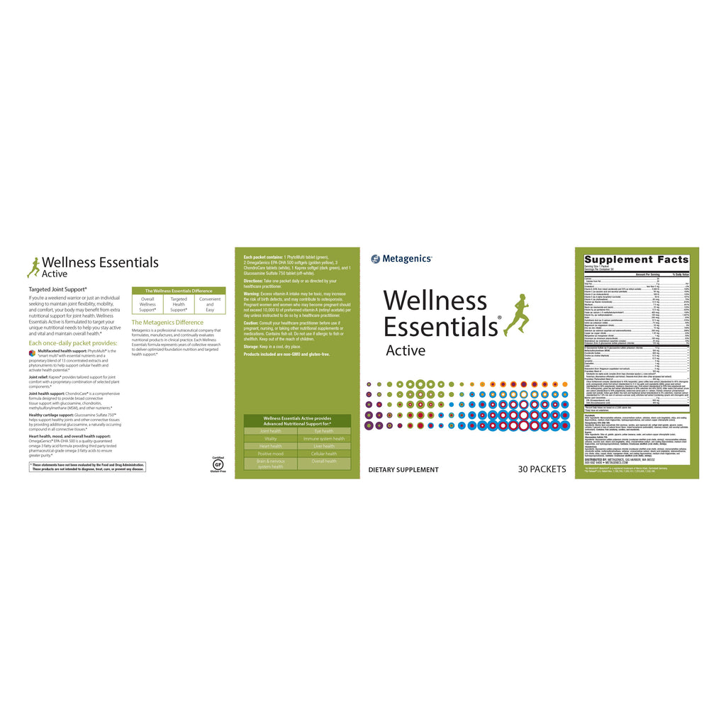 Wellness Essentials Active - 30 Packets Default Category Metagenics 