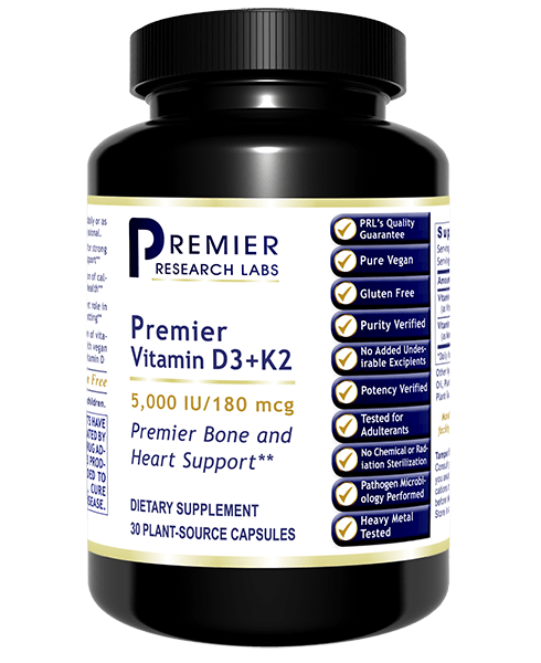 Premier Vitamin D3+K2 - 30 Capsules Default Category Premier Research Labs 