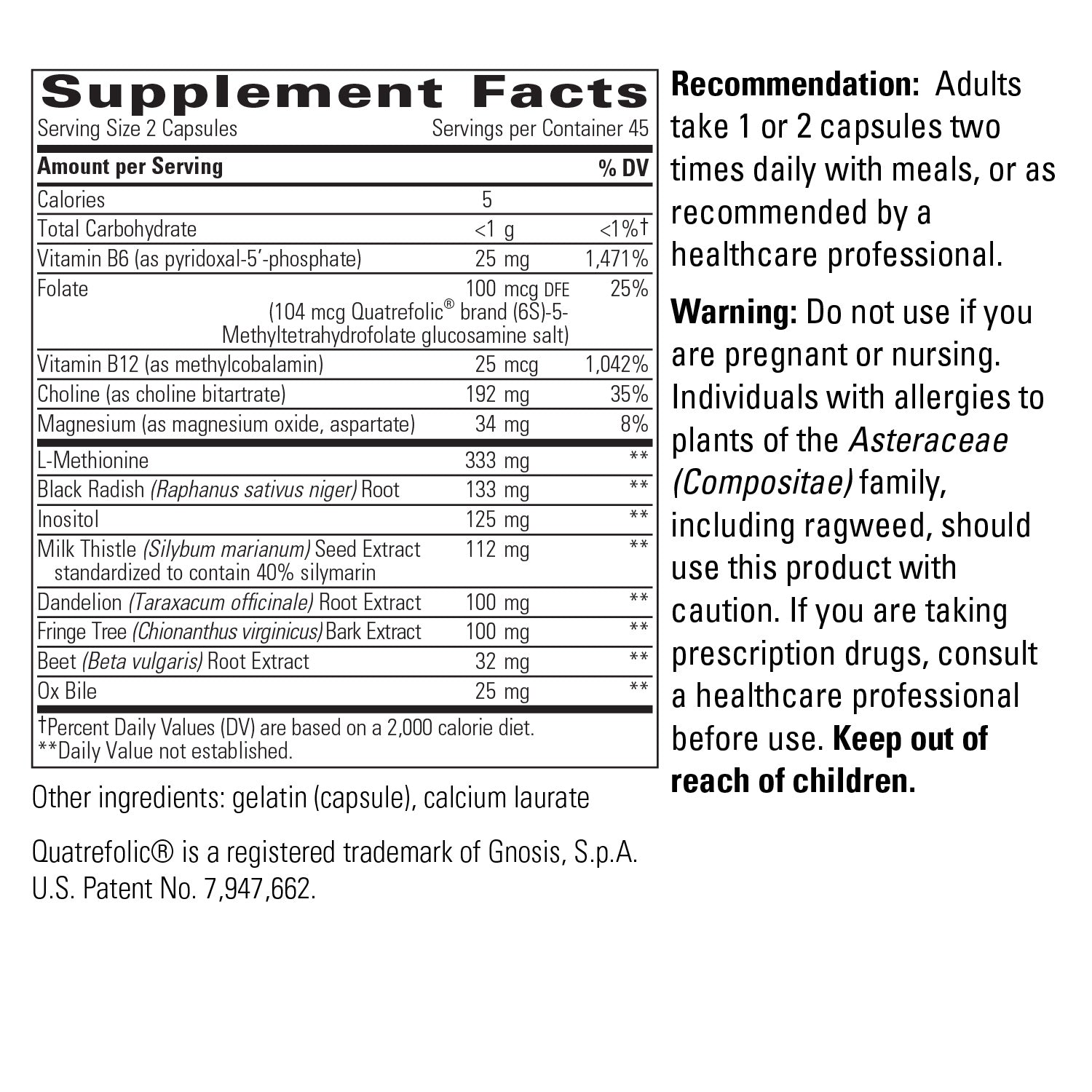 Lipotropic Complex™ - 90 Capsules | Healthy Habits Living