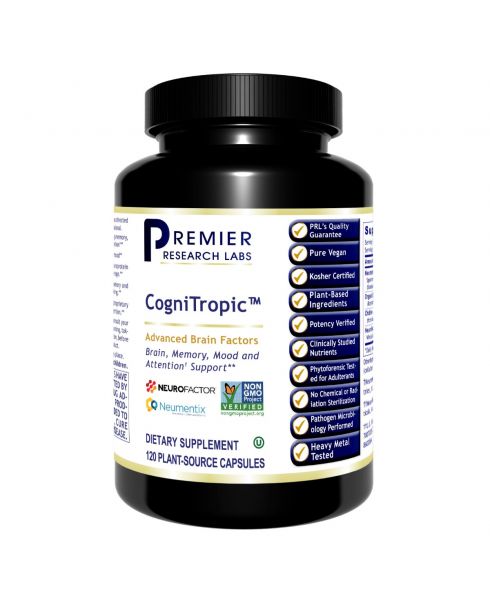 CogniTropic - 120 Capsules Default Category Premier Research Labs 