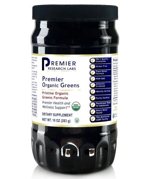 Organic Greens Powder, Premier - 10 oz Default Category Premier Research Labs 