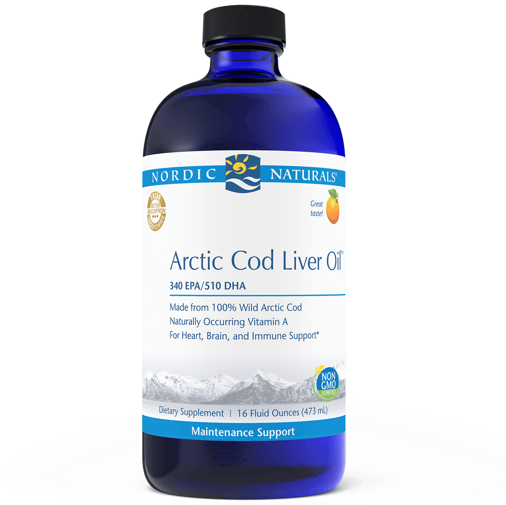 Arctic Cod Liver Oil Orange - 16 fl oz Nordic Naturals 