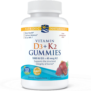 Vitamin D3 + K2 - 60 Gummies Default Category Nordic Naturals 