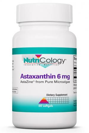 Astaxanthin 6 mg - 60 softgels Default Category Healthy Habits Living 