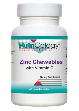 Zinc Chewables Vitamin C - 60 Tablets Default Category Nutricology 