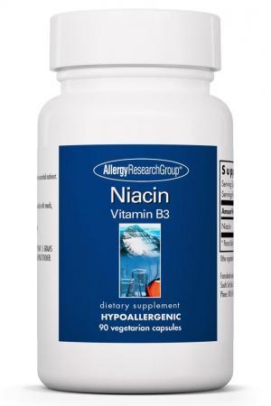 Niacin - 90 Vegetarian Capsules Default Category Allergy Research Group 