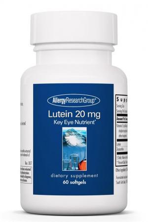 Lutein 20 mg - 60 Softgels Default Category Allergy Research Group 