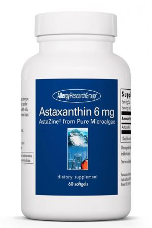 Astaxanthin 6 mg - 60 Softgels Default Category Allergy Research Group 