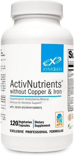 ActivNutrients® without Copper & Iron - 120 Capsules Default Category Xymogen 