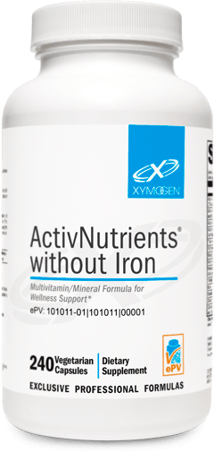 ActivNutrients® without Iron Default Category Xymogen 240 Capsules 