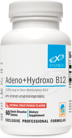Adeno+Hydroxo B12 - 60 Tablets Default Category Xymogen 