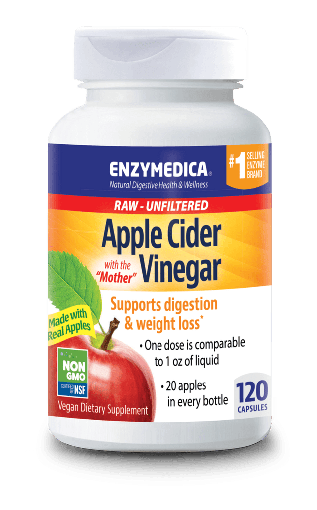 Apple Cider Vinegar Capsules Default Category Enzymedica 120 Capsules 