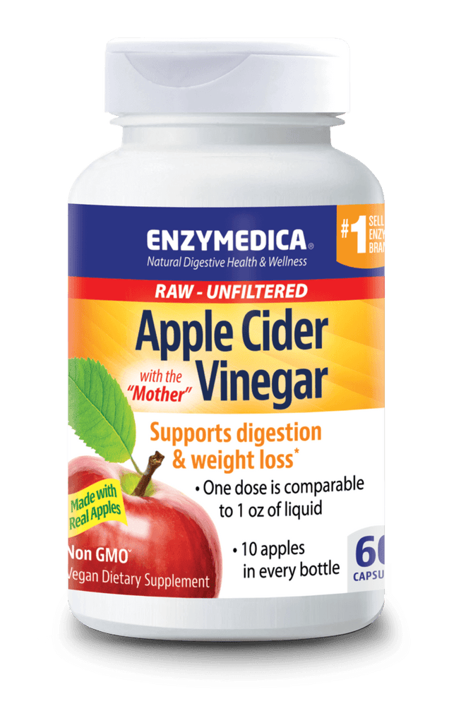 Apple Cider Vinegar Capsules Default Category Enzymedica 60 Capsules 