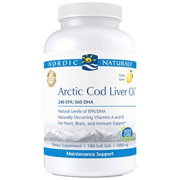 Arctic Cod Liver Oil - 180 Softgels Default Category Nordic Naturals 
