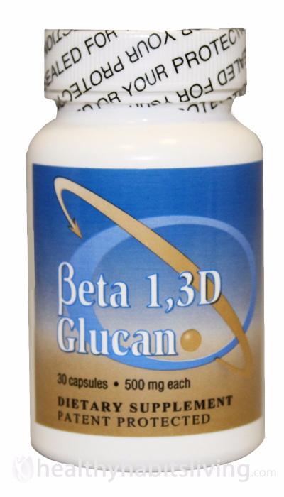 Beta 1, 3-D Glucan - 500mg Default Category Transfer Point 30 Capsules 