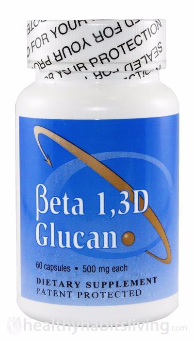 Beta 1, 3-D Glucan - 500mg Default Category Transfer Point 60 Capsules 