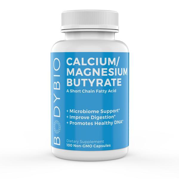Calcium/Magnesium Butyrate Default Category BodyBio 100 capsules 