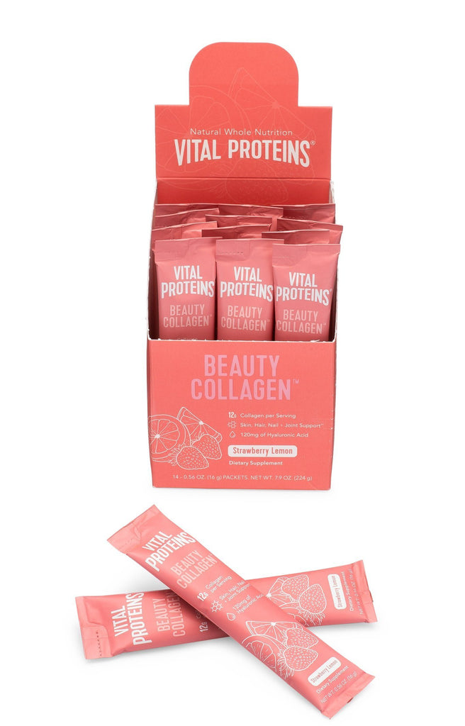 Beauty Collagen Strawberry Lemon - 14 Stick Pack Default Category Vital Proteins 