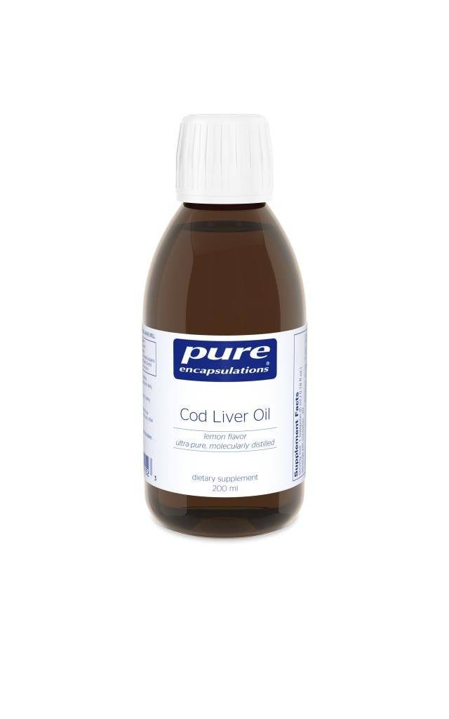 Cod Liver Oil (lemon flavor) - 200ml Default Category Pure Encapsulations 