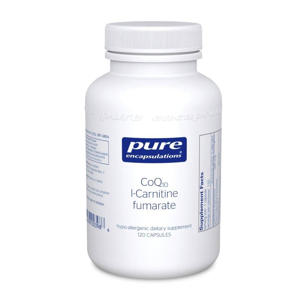 CoQ10 l-Carnitine Fumarate - 120 Capsules Default Category Pure Encapsulations 