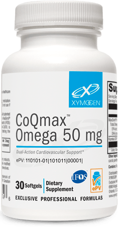 CoQmax™ Omega 50 mg Default Category Xymogen 