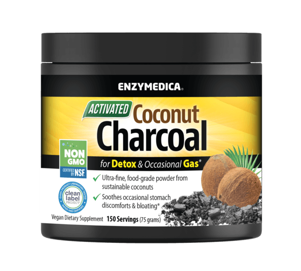 Activated Coconut Charcoal Powder - 75 Grams Default Category Enzymedica 