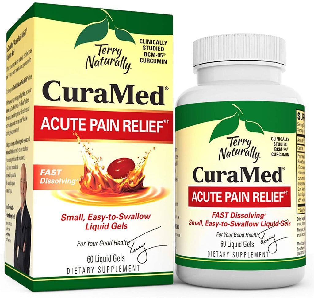 CuraMed Acute Pain Relief - 60 Softgels Default Category Terry Naturally 