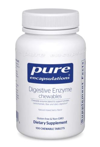 Digestive Enzyme Chewables - 100 Tablets Default Category Pure Encapsulations 