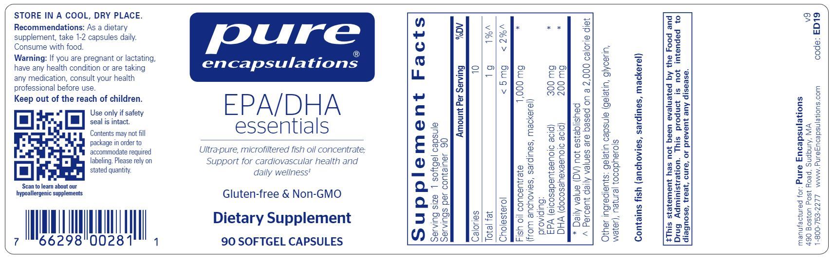 EPA/DHA Essentials Healthy Habits Living
