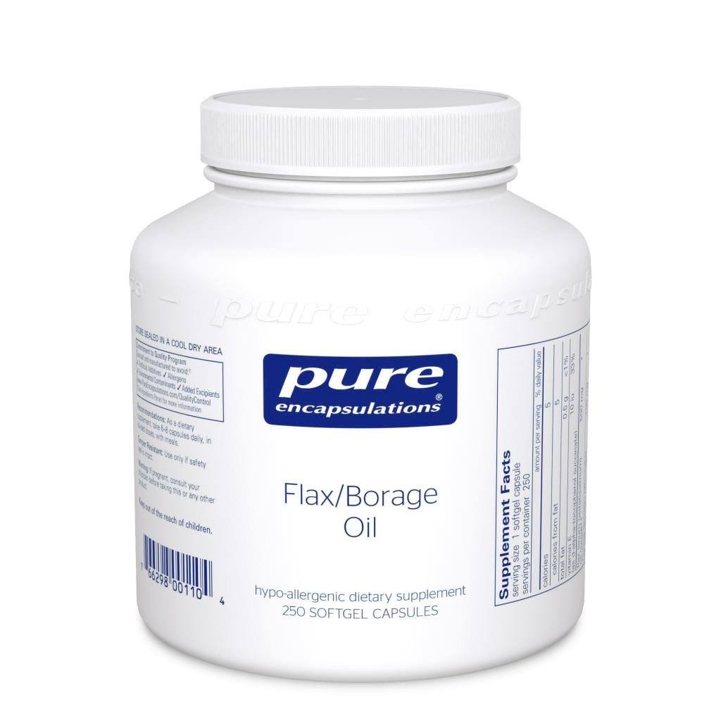 Flax/Borage Oil - 250 capsules Default Category Pure Encapsulations 
