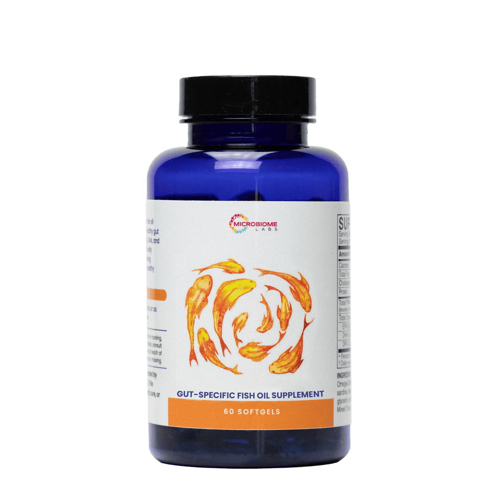 Gut-Specific FIsh Oil - 60 Softgels Default Category Microbiome Labs 