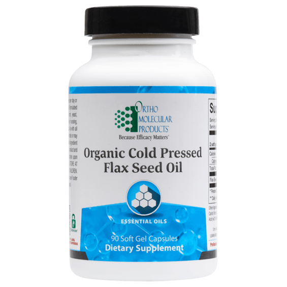 Flax Seed Oil - 90 Capsules Default Category Ortho Molecular 