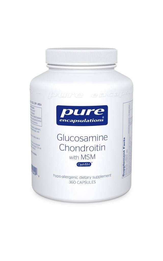 Glucosamine + Chondroitin with MSM Default Category Pure Encapsulations 