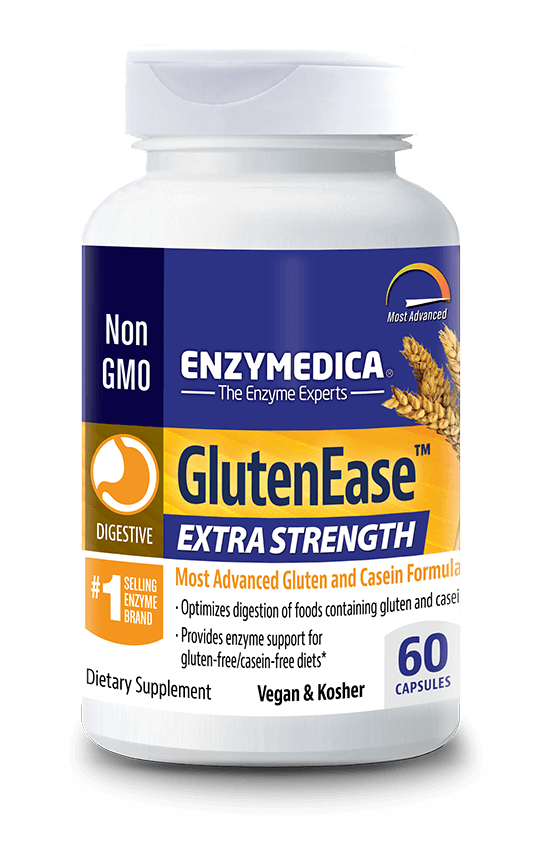 GlutenEase™ Extra Strength Default Category Enzymedica 60 Capsules 