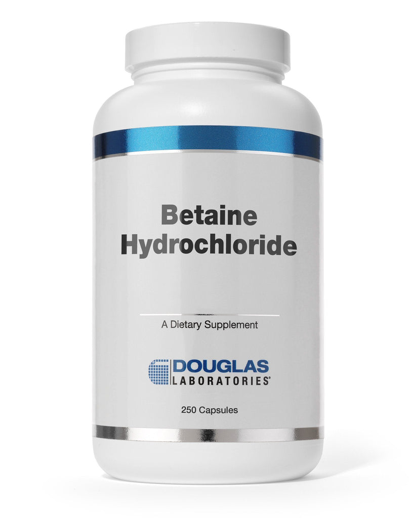 Betaine Hydrochloride - 250 Capsules Default Category Douglas Labs 