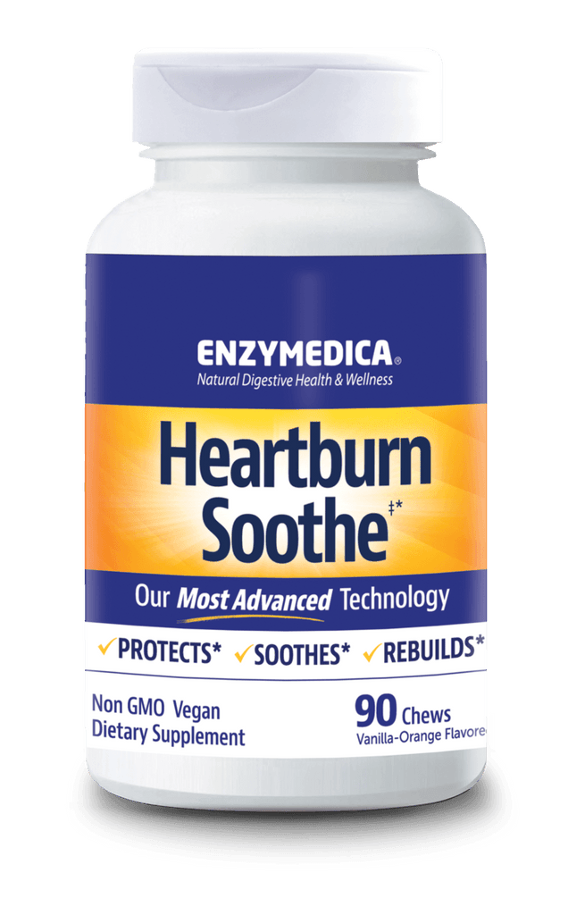 Heartburn Soothe‡ Default Category Enzymedica 90 Capsules 