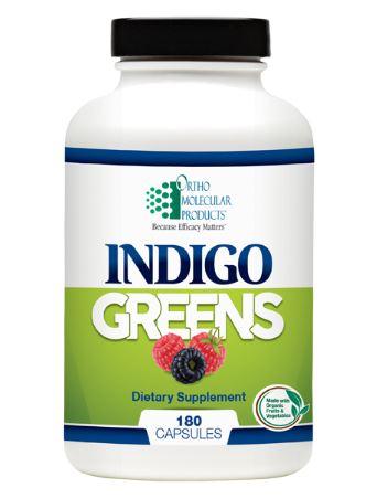 Indigo Greens - 180 Capsules Default Category Ortho Molecular 