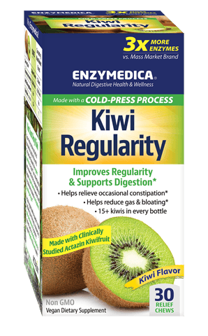 Kiwi Regularity Chews - 30 Relief Chews Default Category Enzymedica 