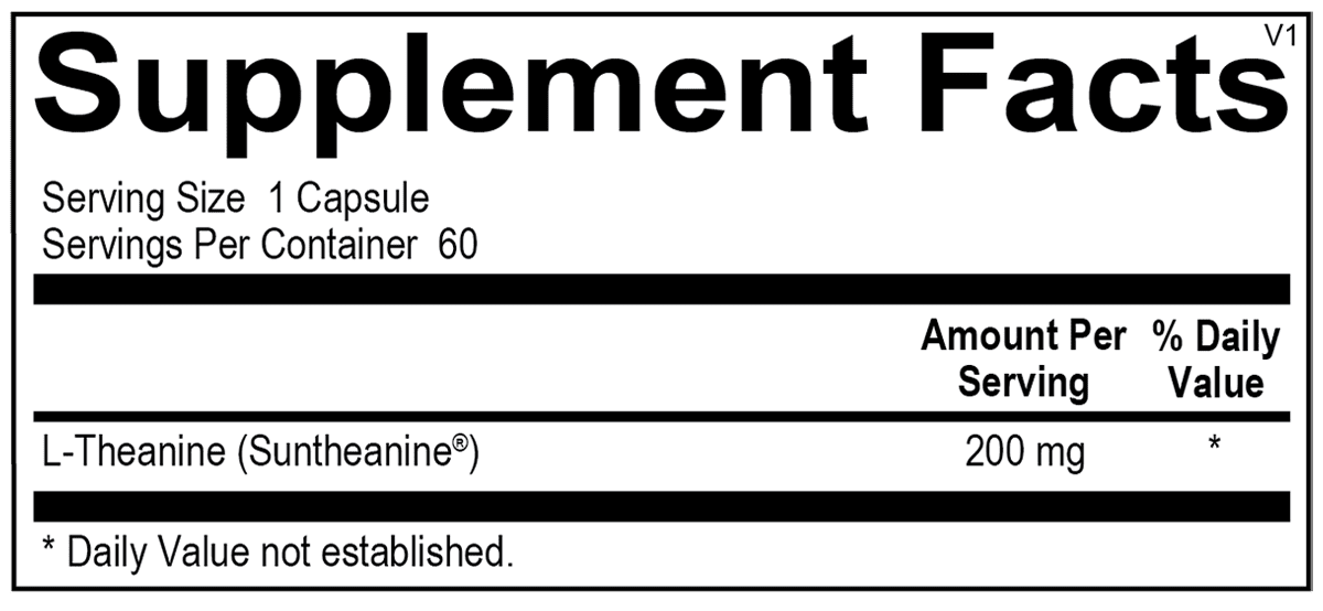 LTheanine 60 Capsules Healthy Habits Living