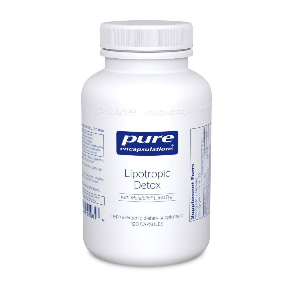 Lipotropic Detox - 120 capsules Default Category Pure Encapsulations 