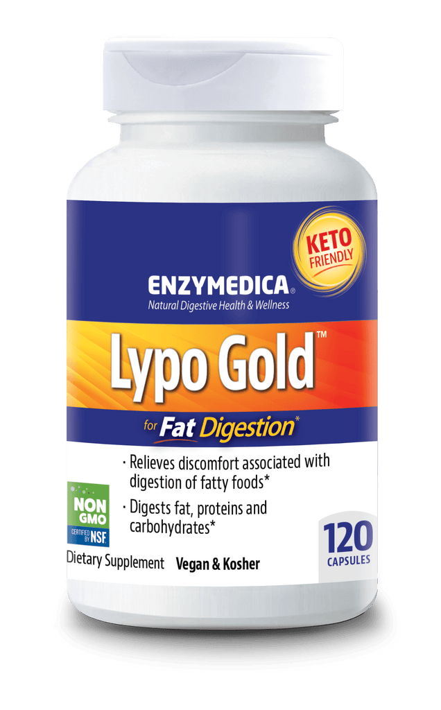 Lypo Gold Default Category Enzymedica 120 capsules 