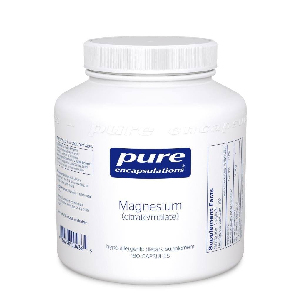 Magnesium (citrate/malate) Default Category Pure Encapsulations 