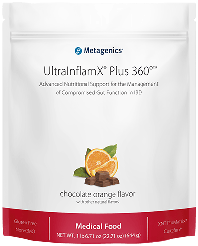 UltraInflamX Plus 360 Default Category Metagenics Chocolate Orange 14 Servings 