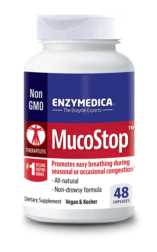 MucoStop™ Default Category Enzymedica 48 Capsules 
