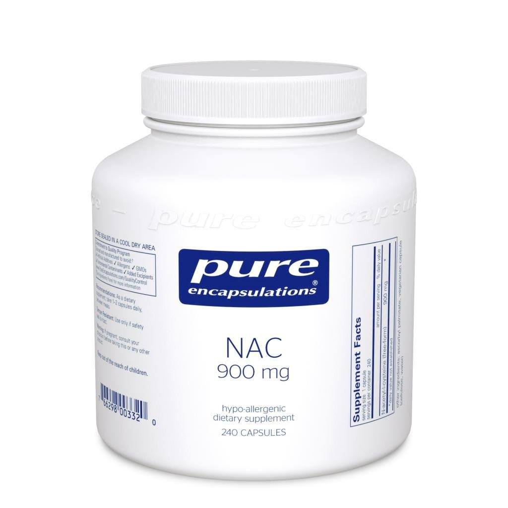 NAC (N-Acetyl-l-Cysteine) 900 mg. Default Category Pure Encapsulations 