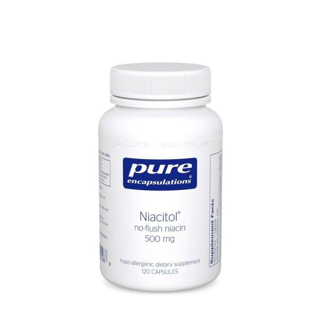 Niacitol 500 mg. Default Category Pure Encapsulations 