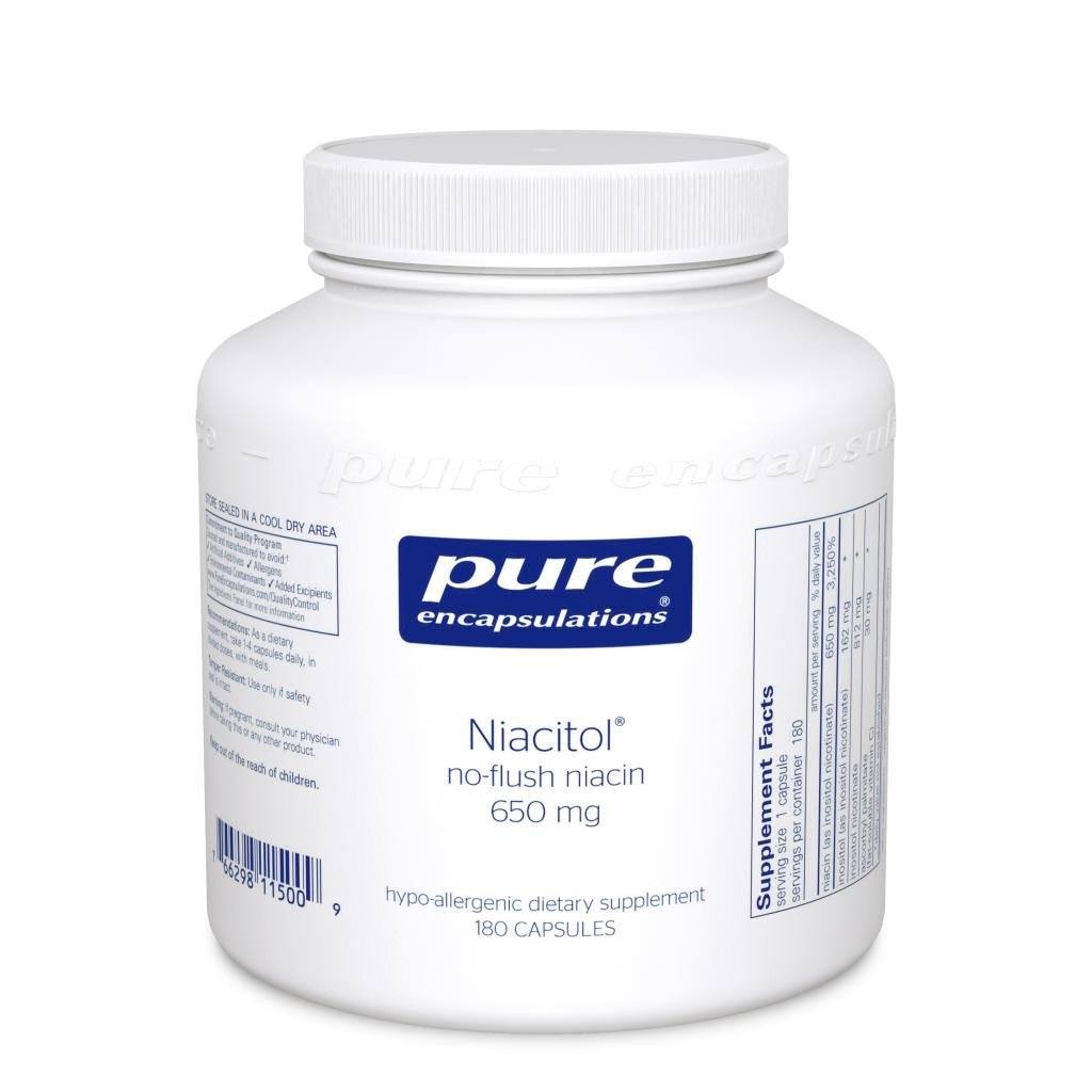 Niacitol 650 mg. - 180 capsules Default Category Pure Encapsulations 