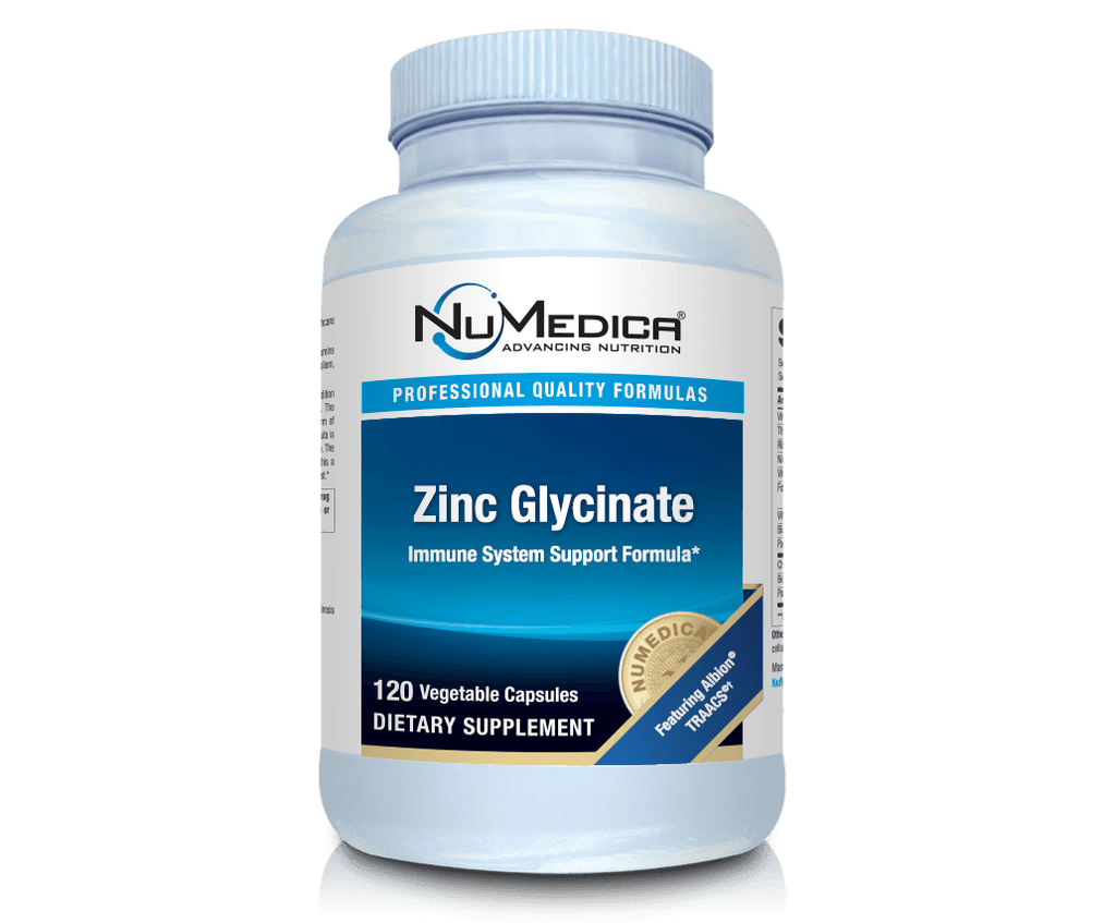 Zinc Glycinate - 120 Capsules Default Category Numedica 